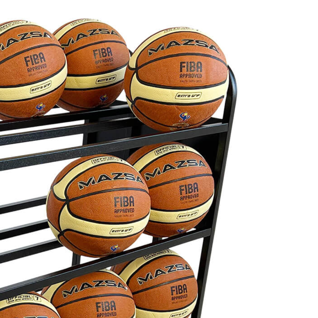 Ballrack med hjul til 32 bolde