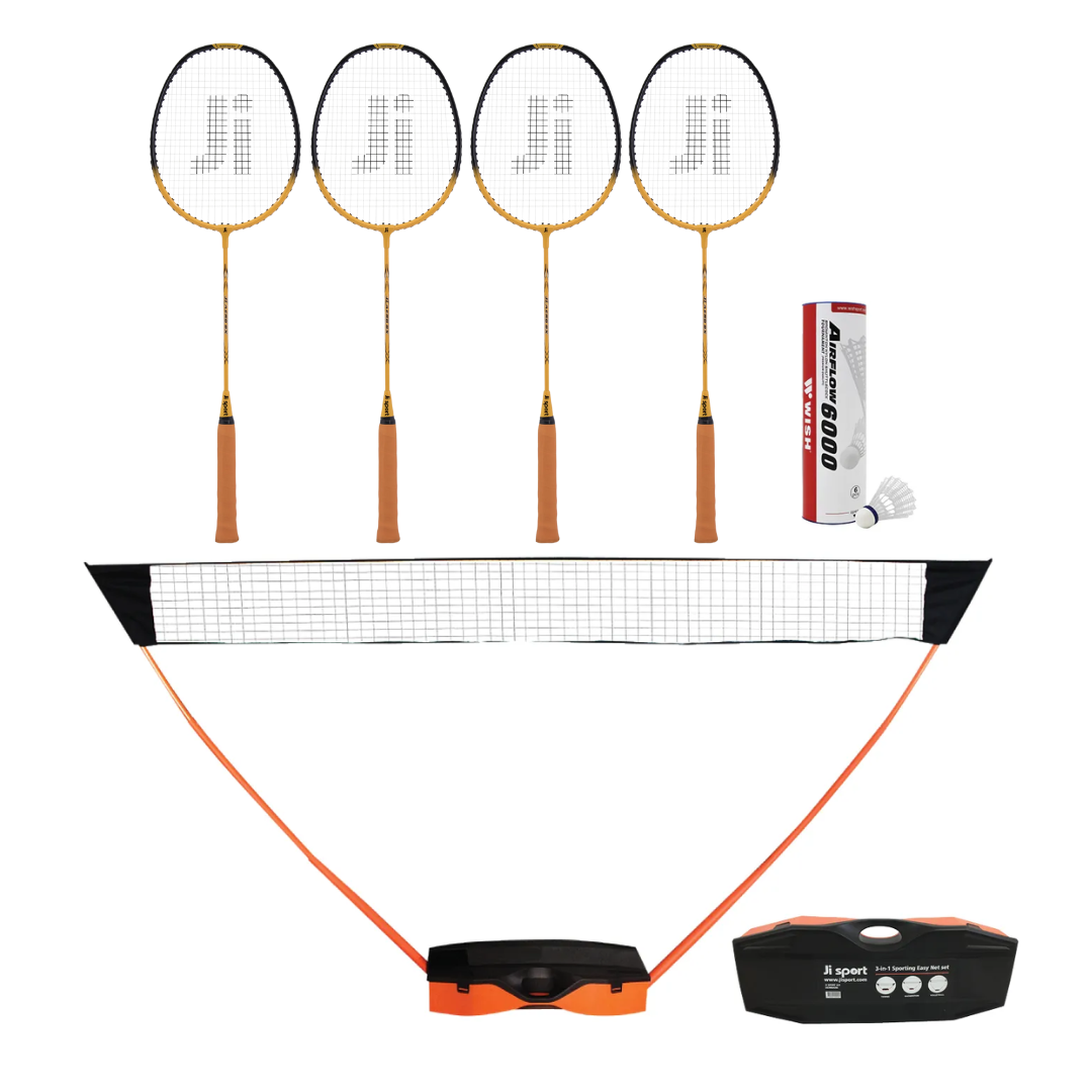 Badmintonpakke med multinet