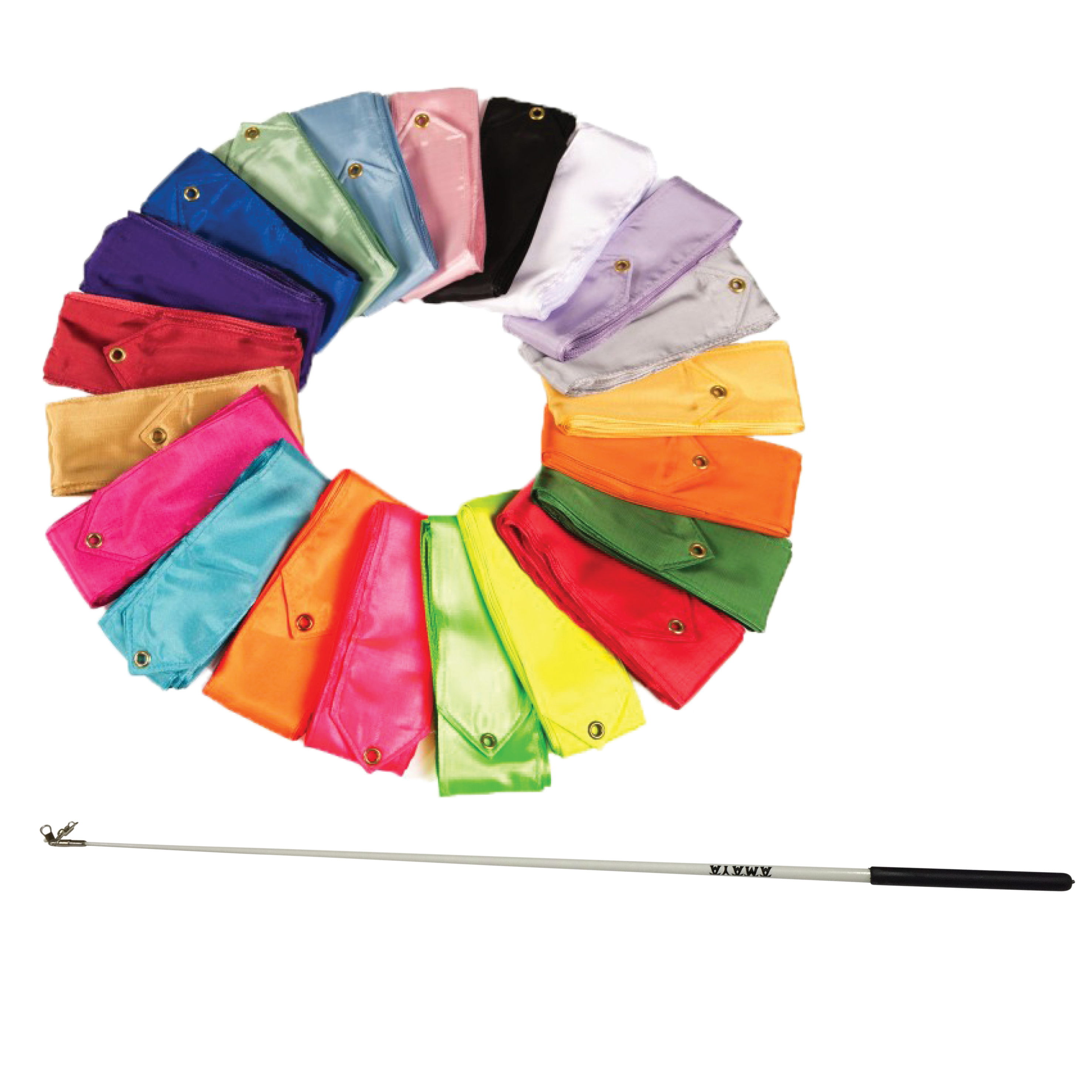 Vimpel med stang - 6 meter