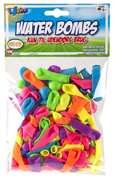 Kids vandballonner, 200 stk