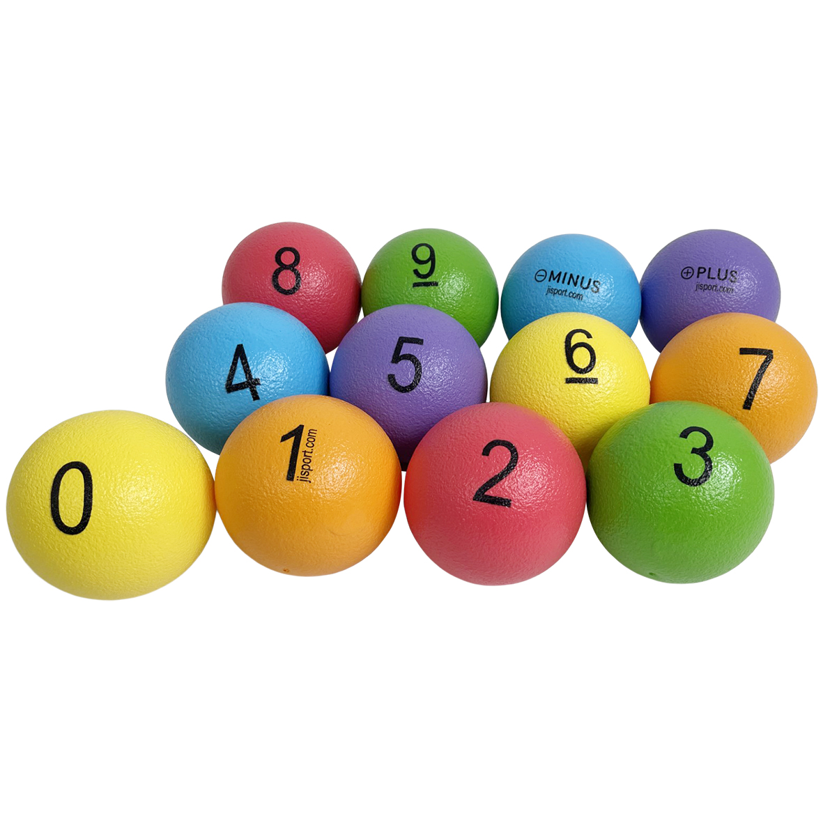 Skumbolde med tal og regnetegn