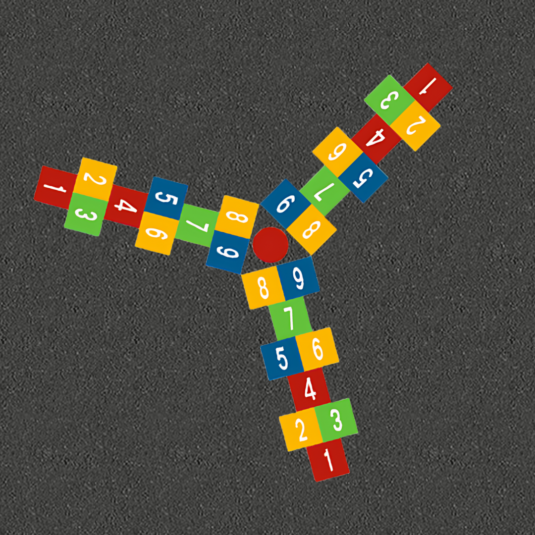 Trebenad hoppruta i termoplast