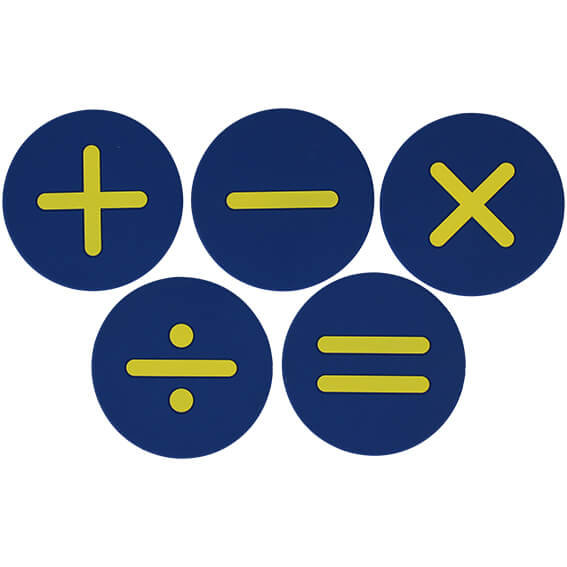 Markerings brikker med symboler