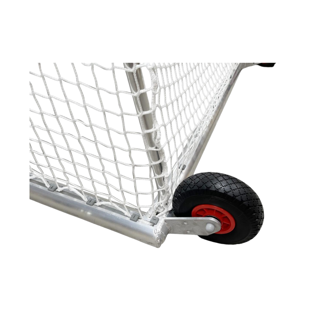 Helsvetsad minifotbollsmål med hjulpaket