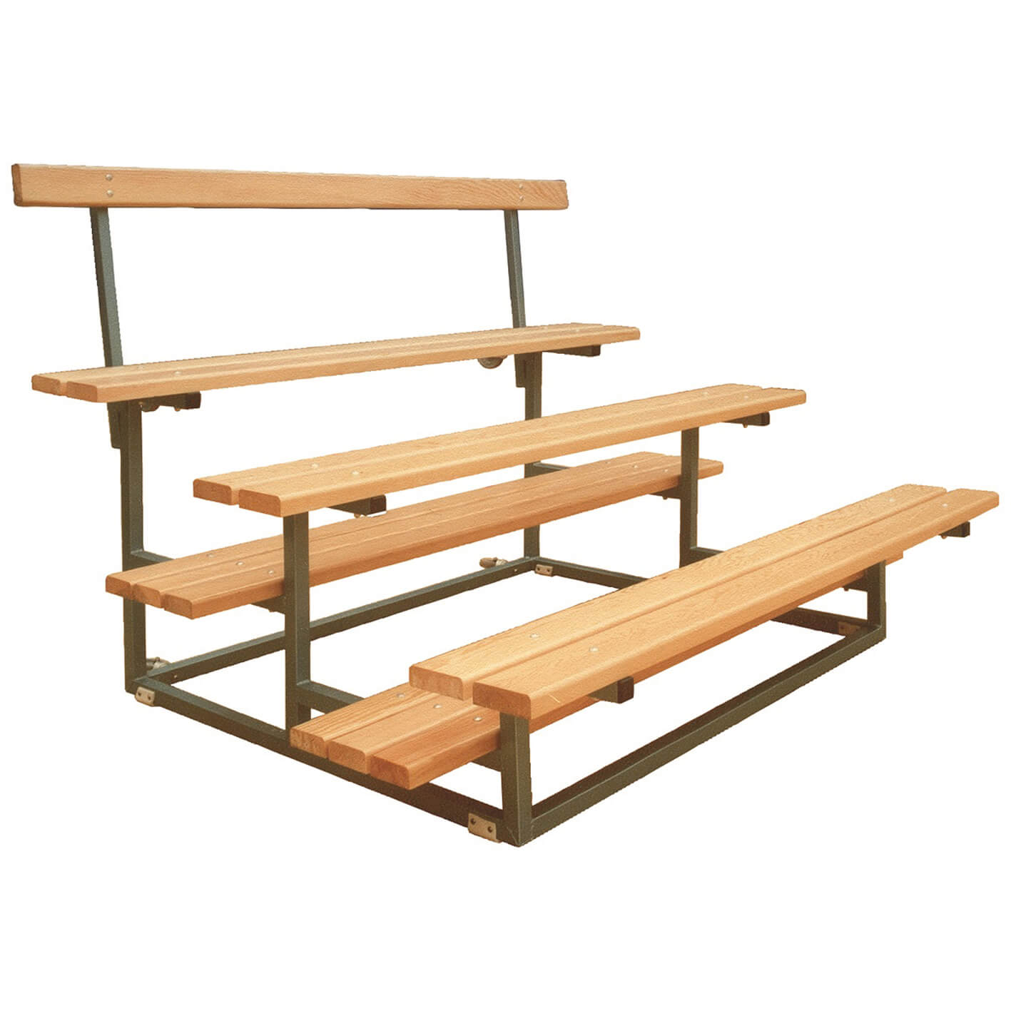 Mini-läktare 3 rader med hjul