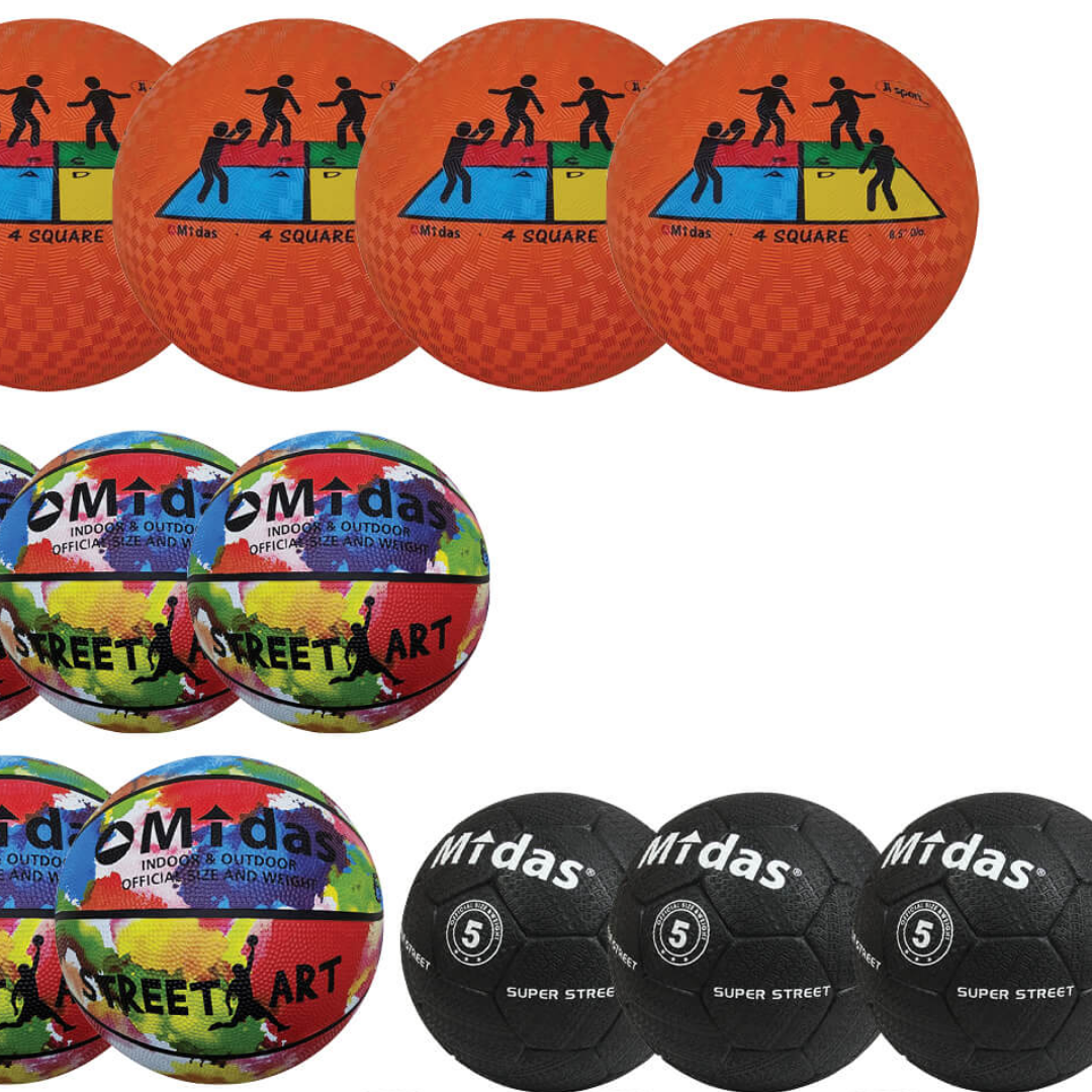 Skolgårdspaket 16 bollar