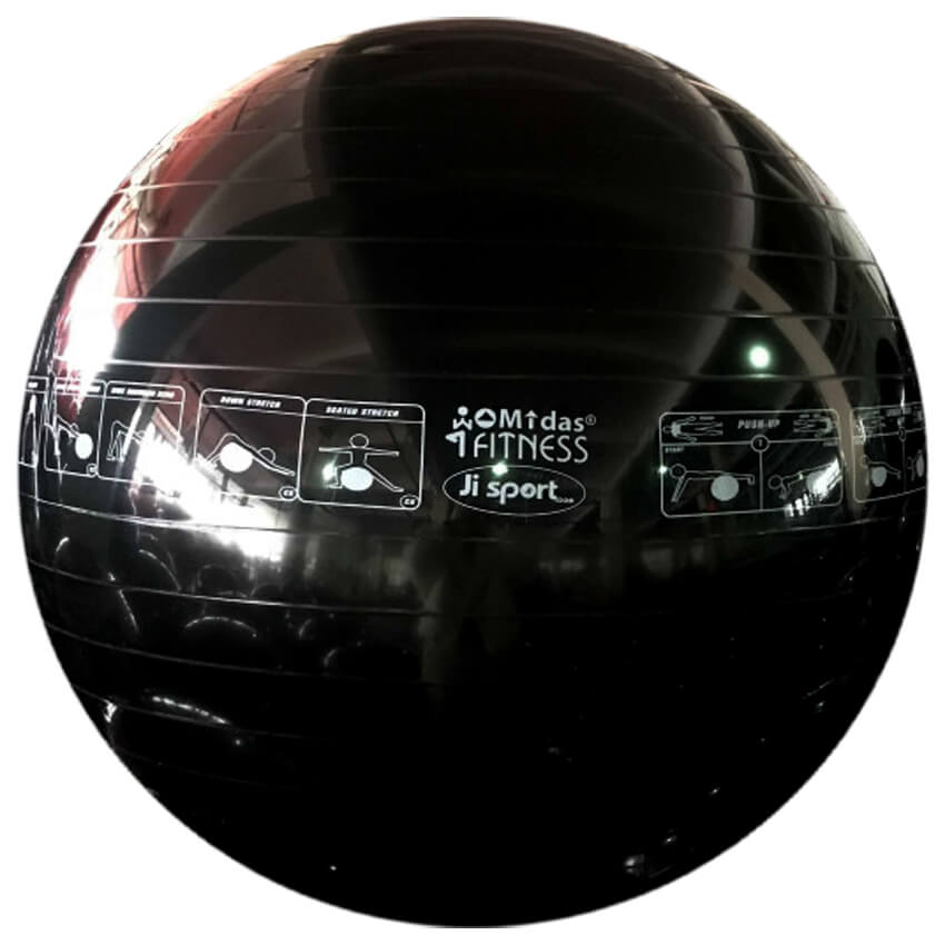 Terapi- og træningsbold. Ø: 65 cm