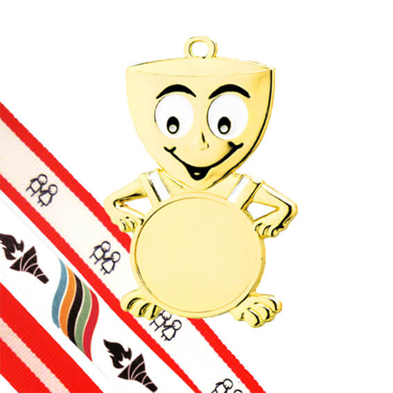 Barnmedaljer m. kardborreband