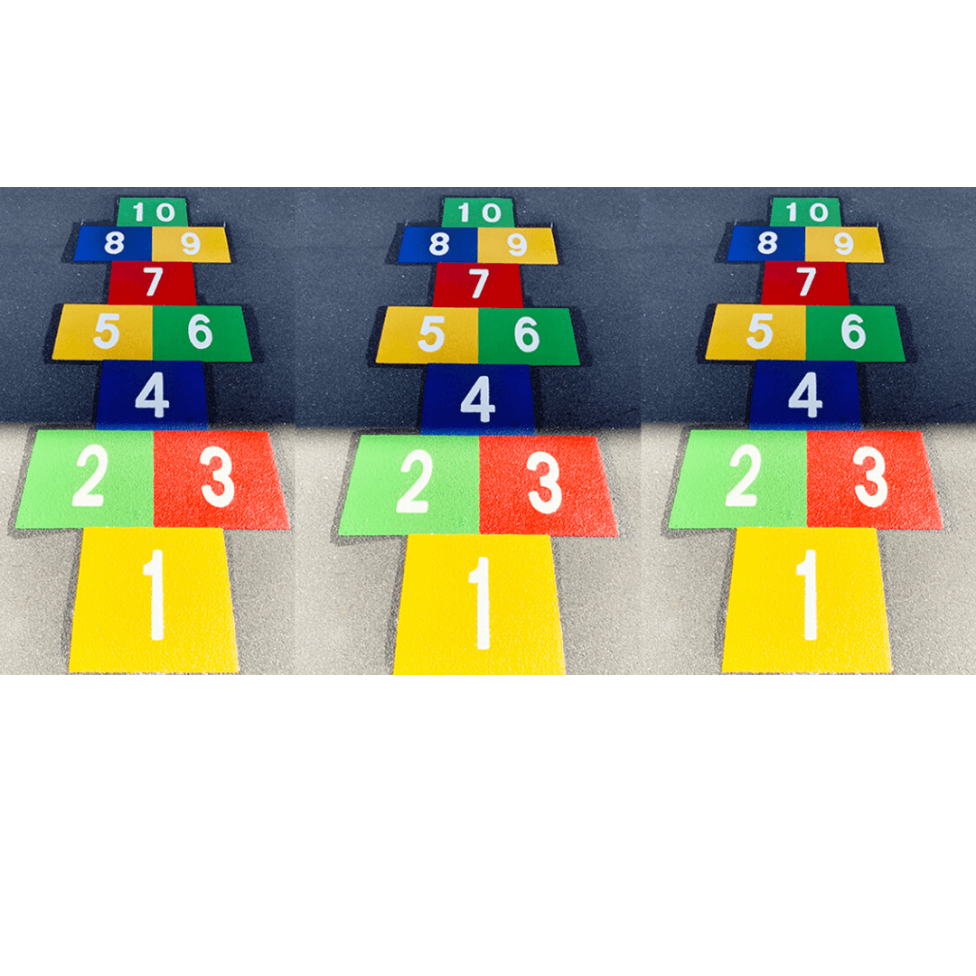 3 stk. hinkeruder i termoplast