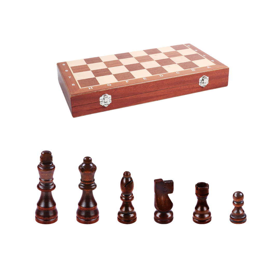 Ihopfällbart schackspel