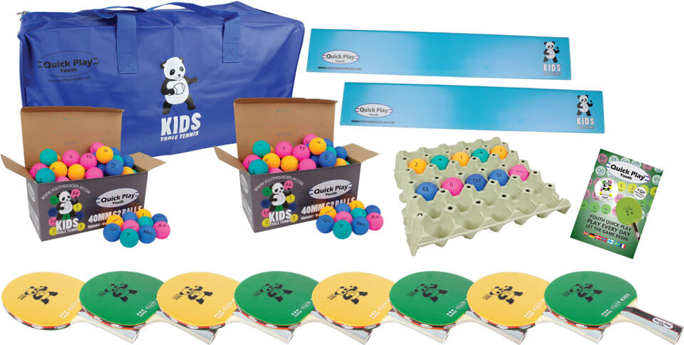 YQP Kids Bordtennispakke