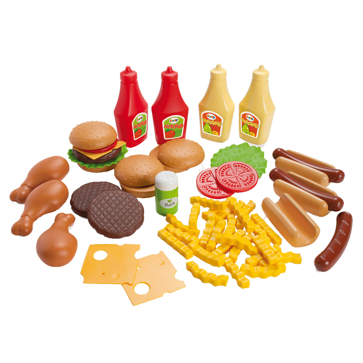 Grill leksaksmat – 56 delar