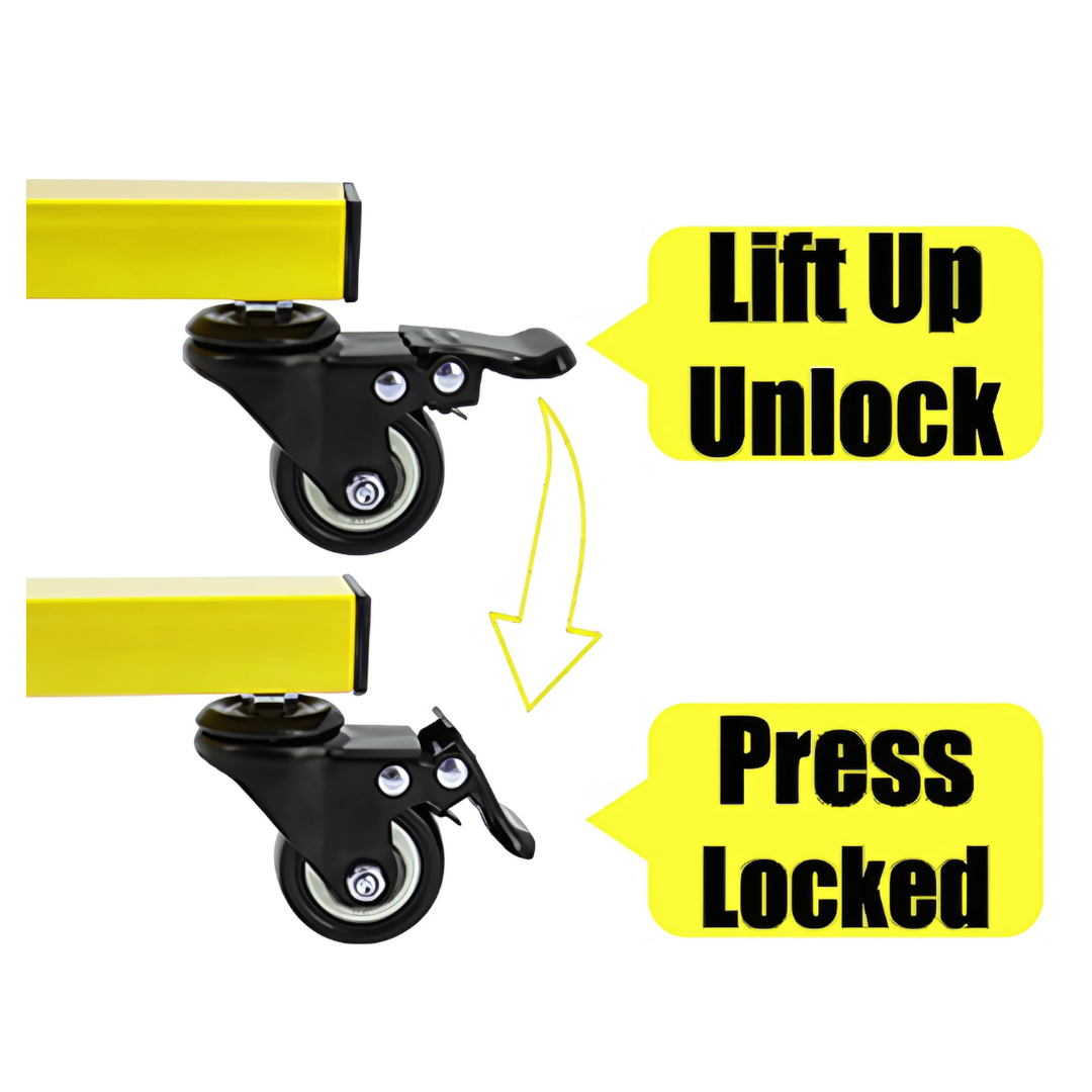 Pickleball nät med hjul