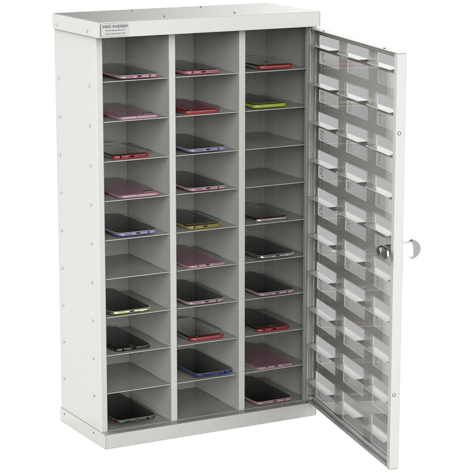 MGB 30 Mobiltelefonskab – Skab med 2 nøgler