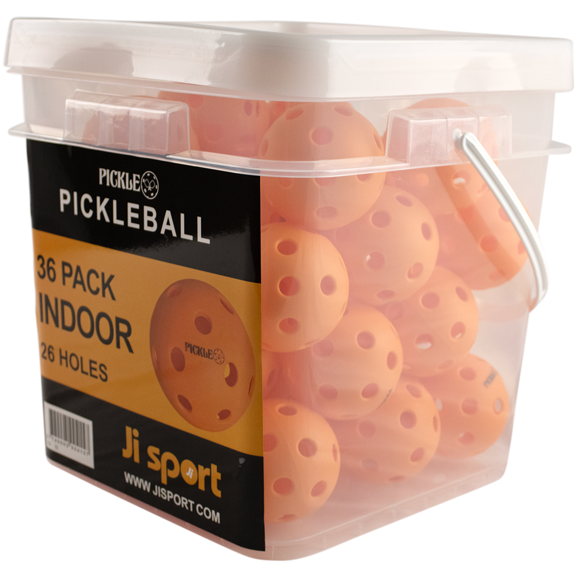 Pickleballbolde i spand med 36 stk. 