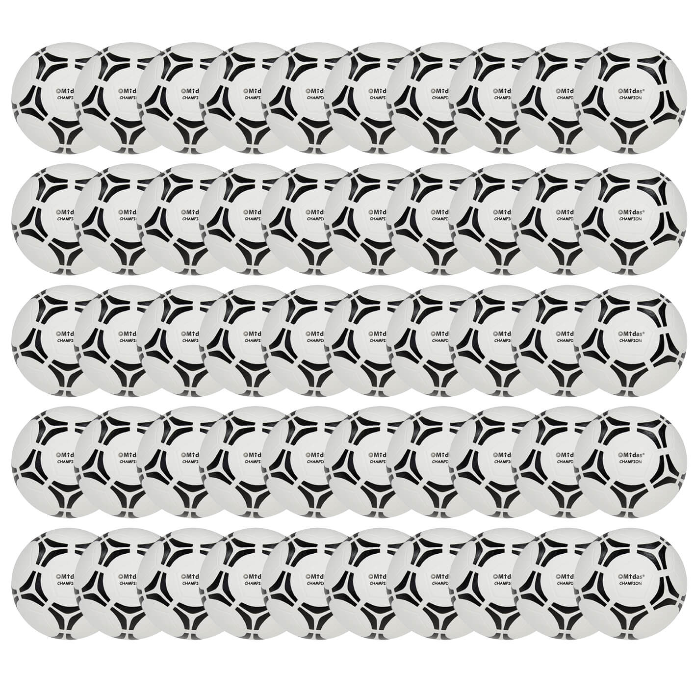 Midas Champion plastbollar XL paket - 50 st.