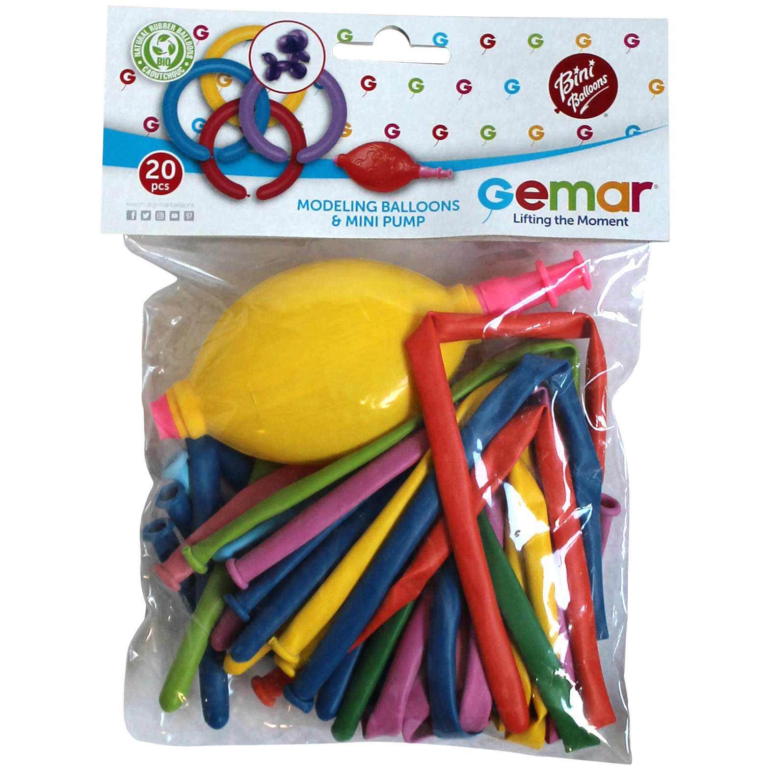 Modellerballoner 20 stk.