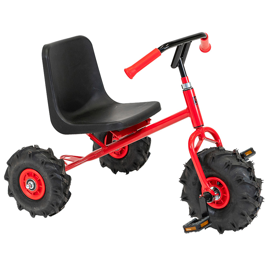 Rose 3-hjulet cykel med traktordæk