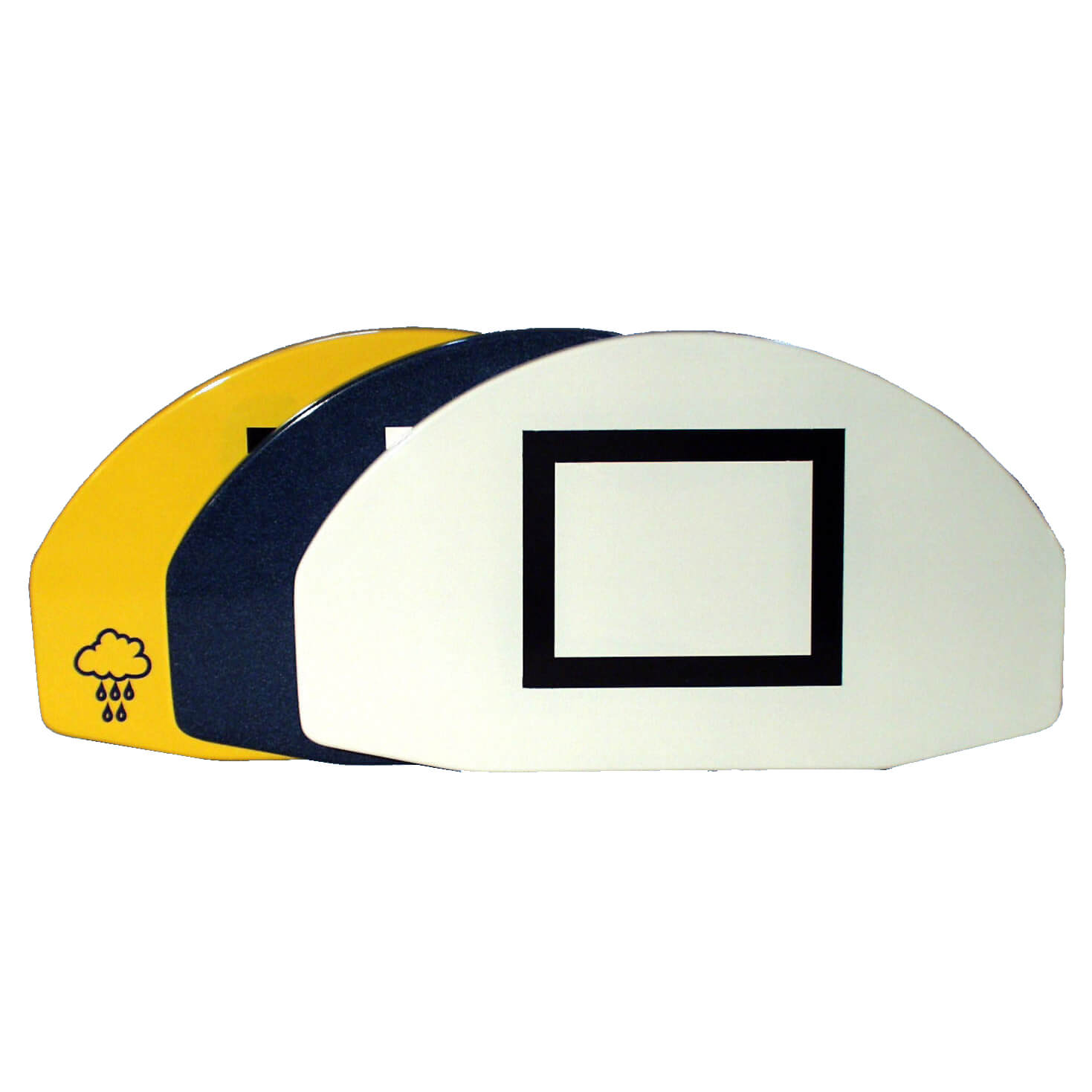 Basketbollplatta i glasfiber 101x77cm