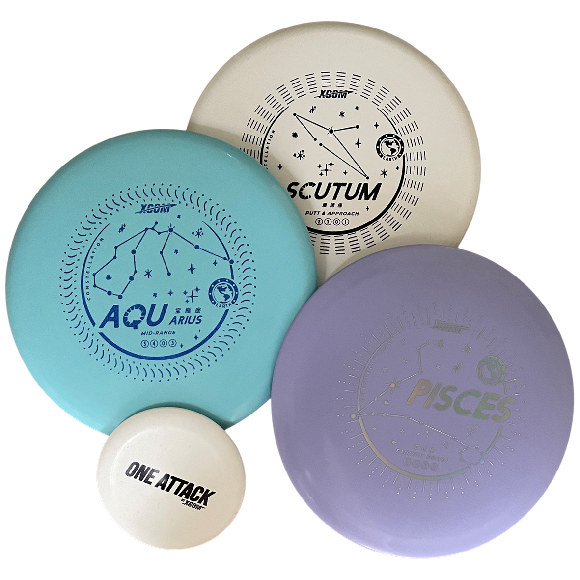 X-Com PDGA Frisbeegolf sæt