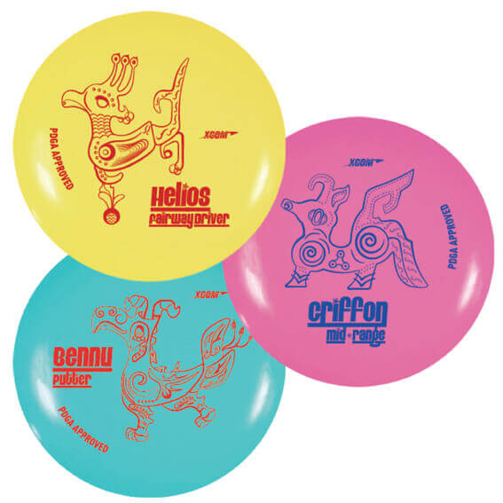 X-Com PDGA Frisbeegolf sæt