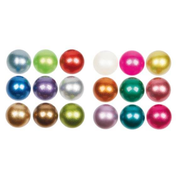 Glitter technorubber gymnastikbold Ø: 15 cm