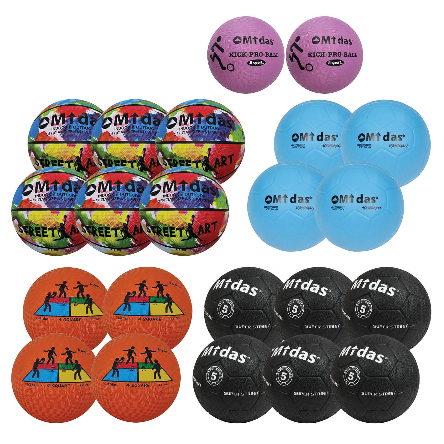 Skolgårdspaket 22 bollar