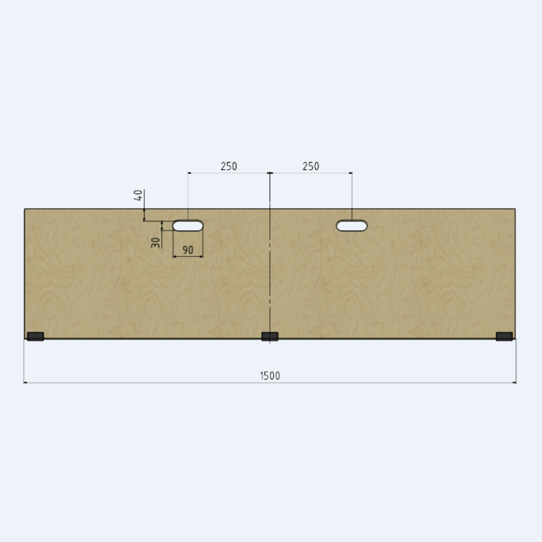 Avdelningssarg för hall