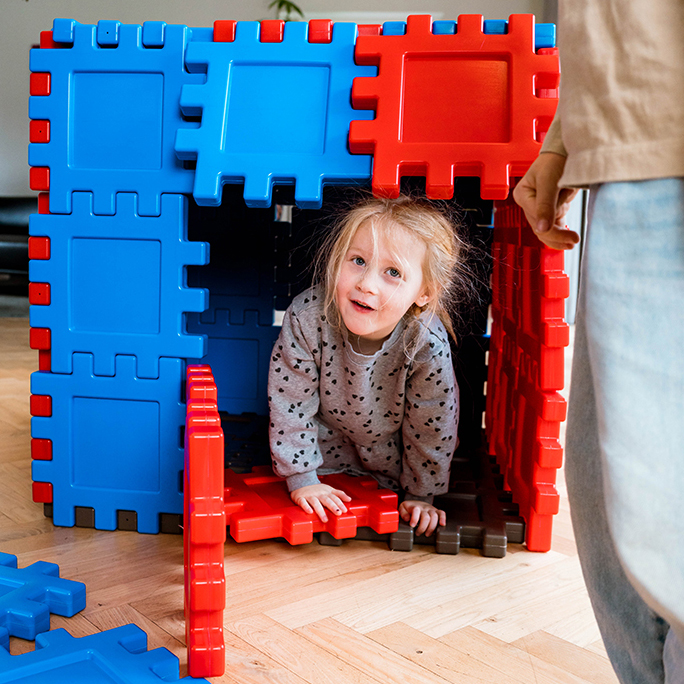 Dantoy byggepladepakke med 48 stk. 