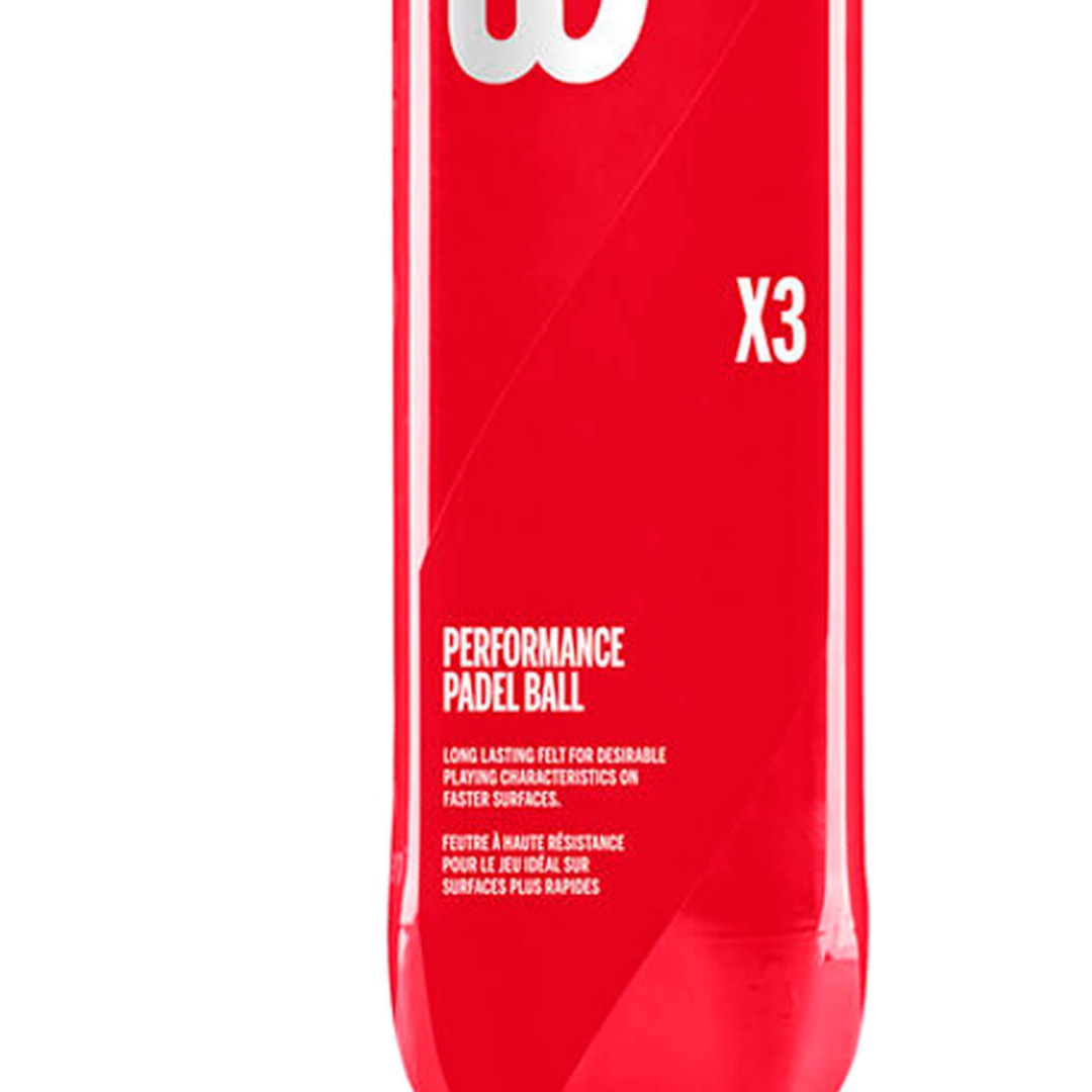 Wilson X3 Performance Padel bollar