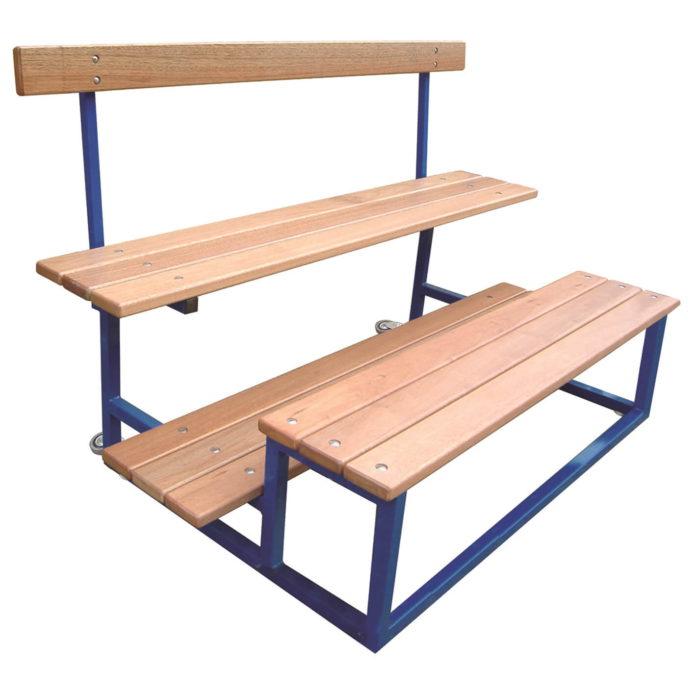 Mini-läktare 2 rader med hjul