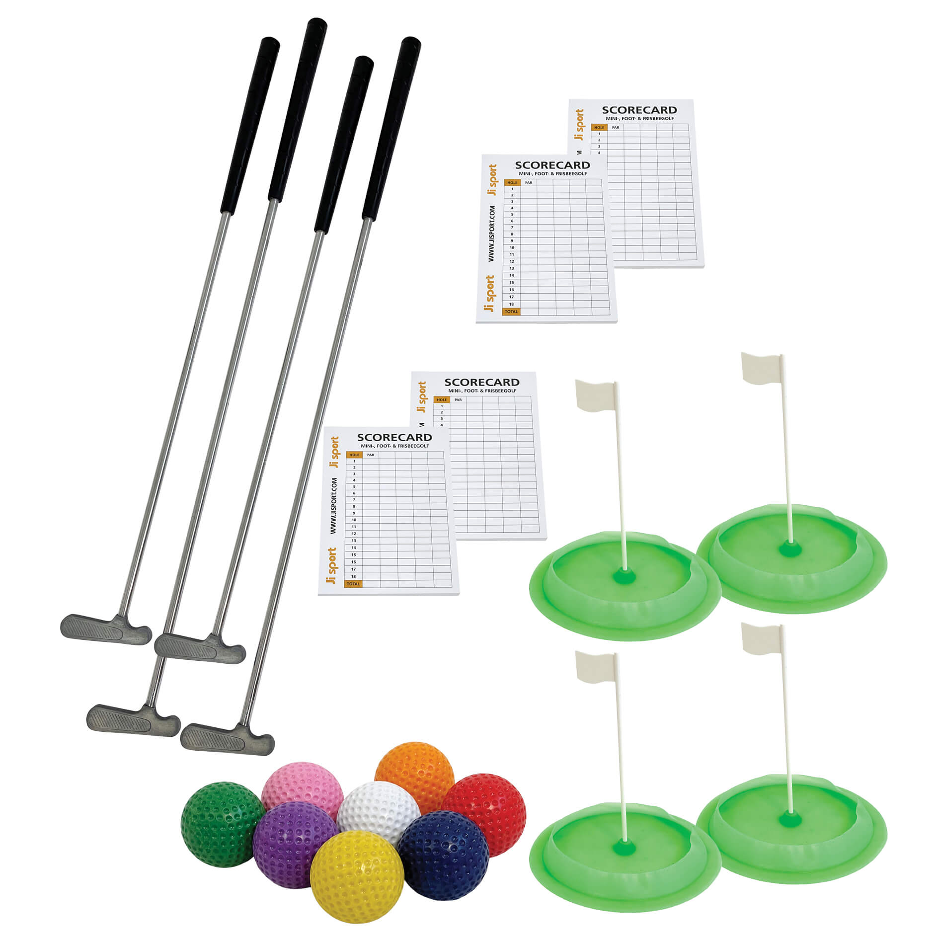 Minigolf pakke til 4 spillere