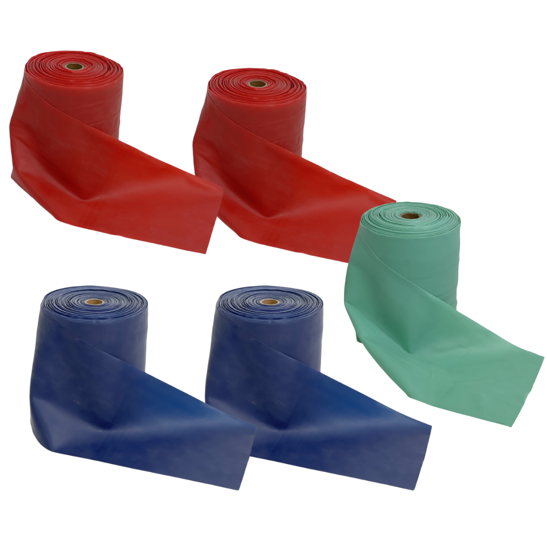 Träningsband paket med 5 rullar