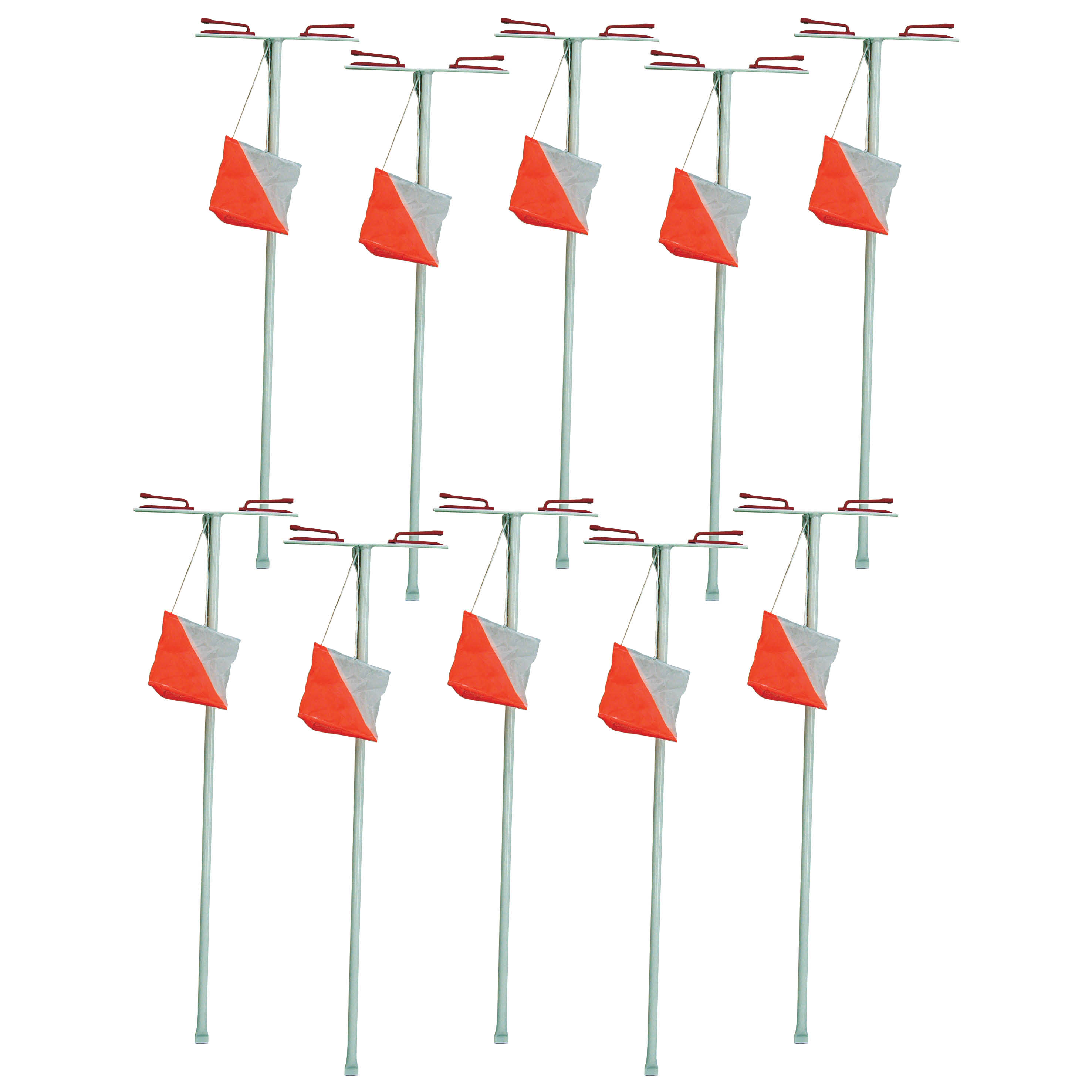 Orienteringspaket med kontrollflaggor och stansar