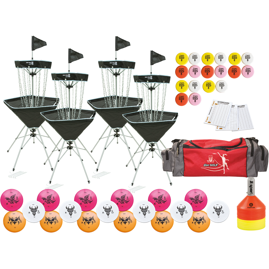 Foldbar disc golf pakke