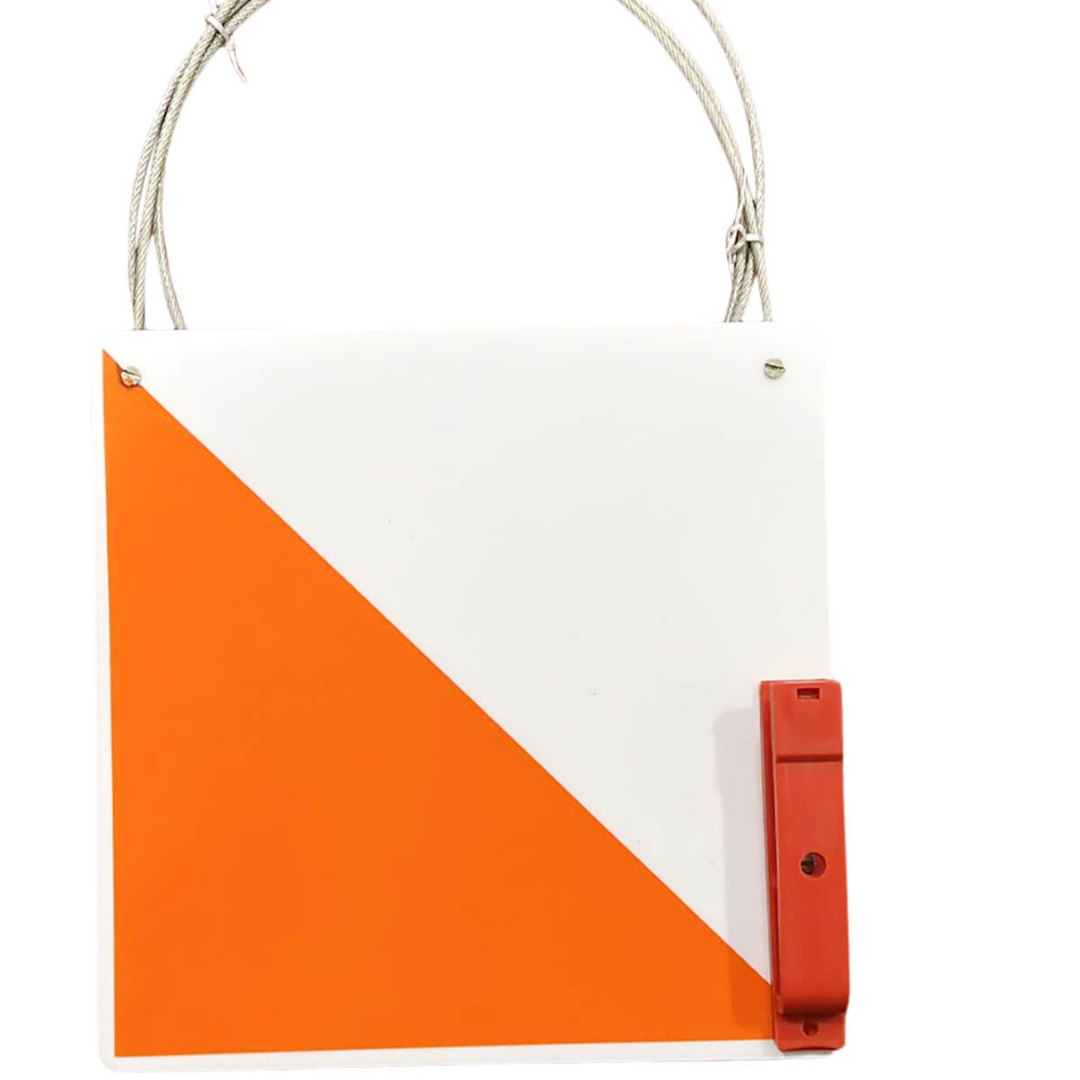 Orienteringsskärm med Stiftklämma