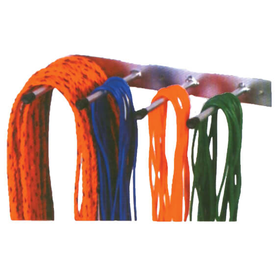 Väggställning för hopprep