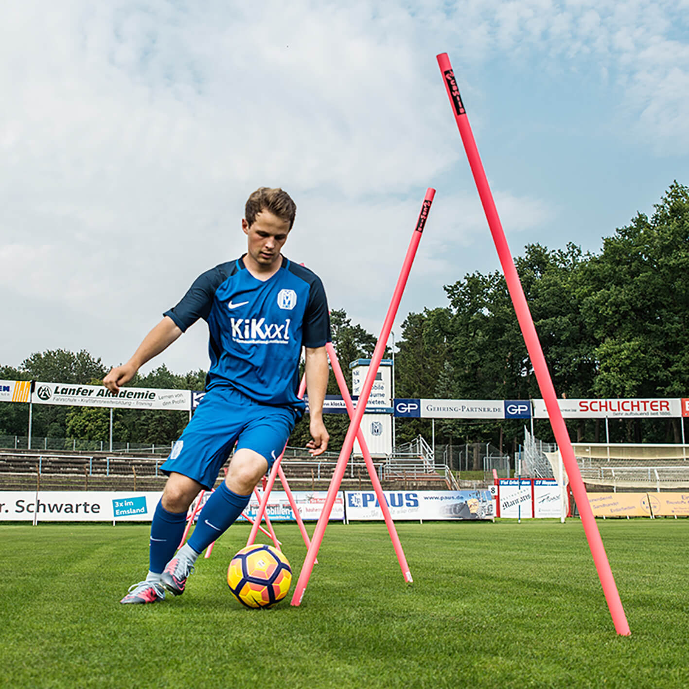 Combistång med metalspets