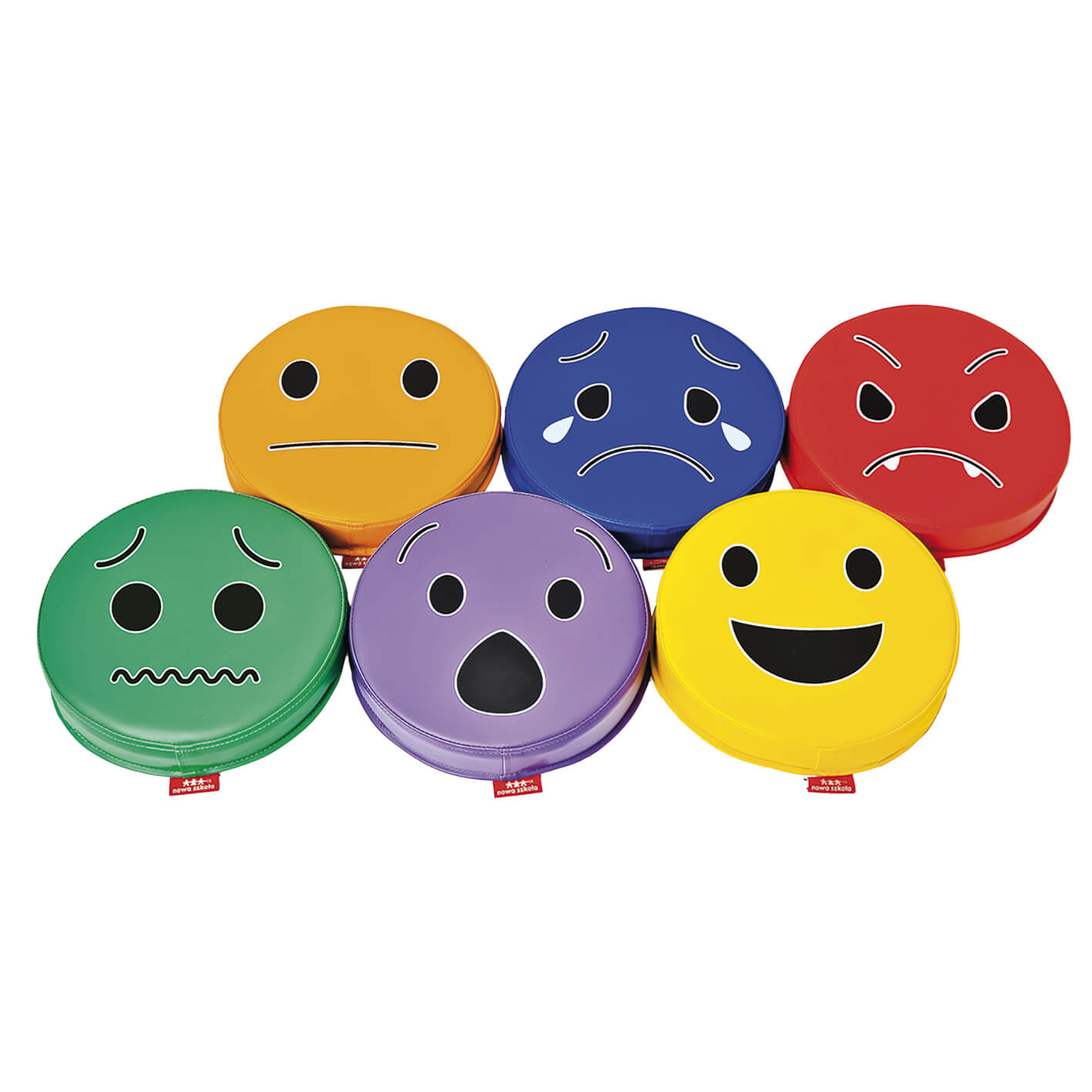 Humør siddepuder Ø:30 cm/6 stk