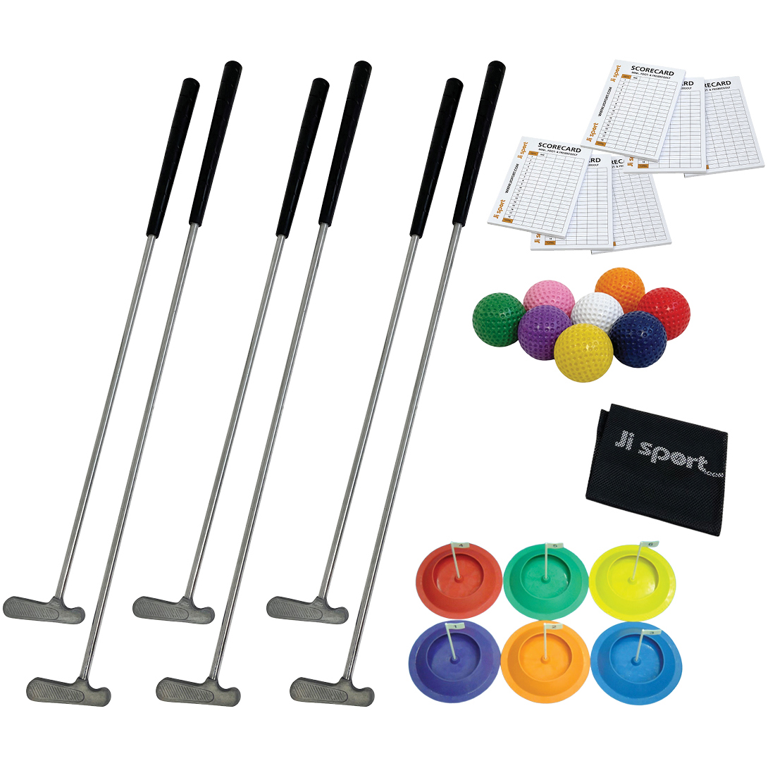 Minigolf pakke til 6 spillere