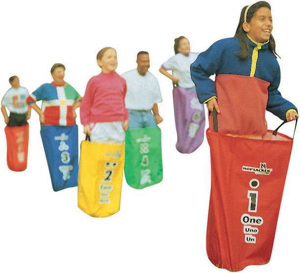 hoppesække sæt - Stor