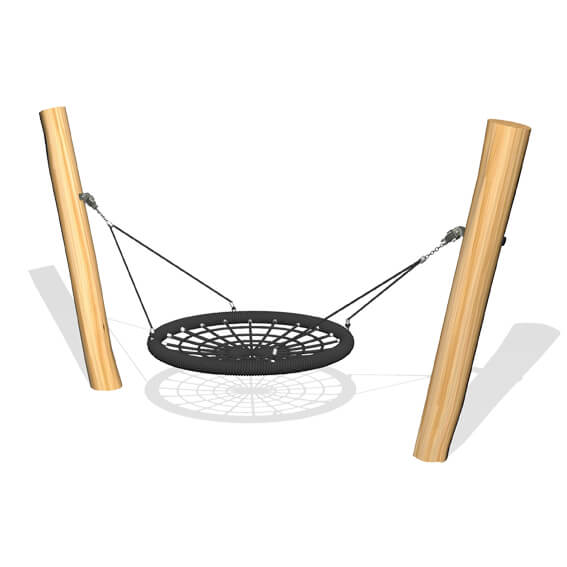 Lavt gyngestativ med redegynge